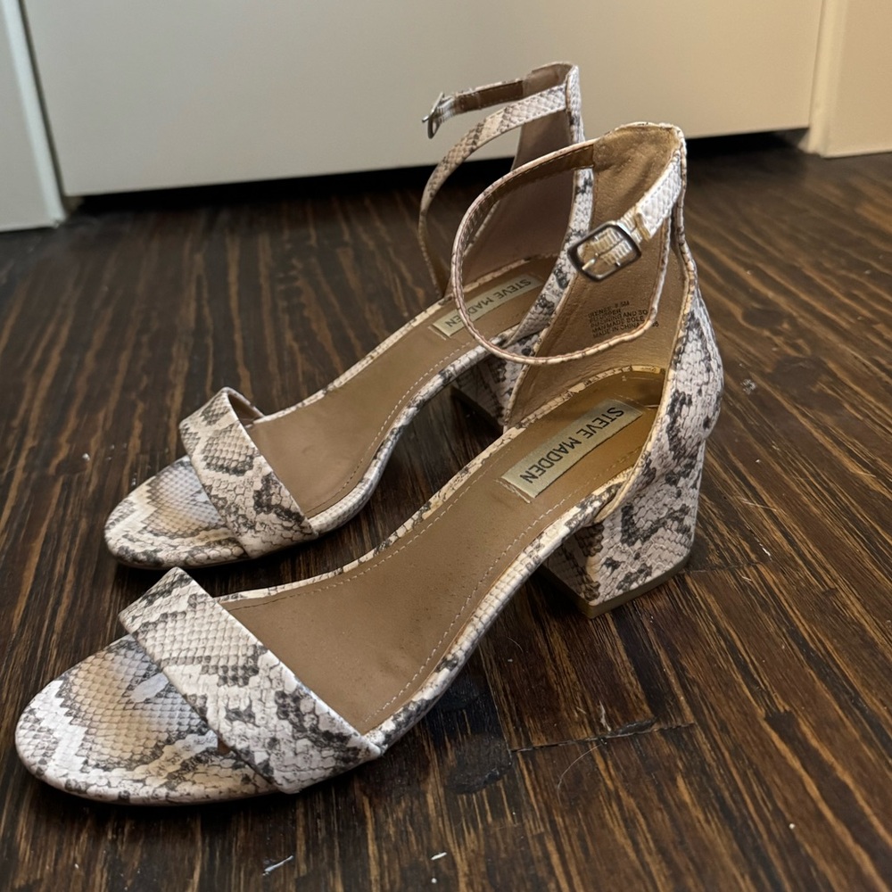 Steve Madden Snake Skin Heels